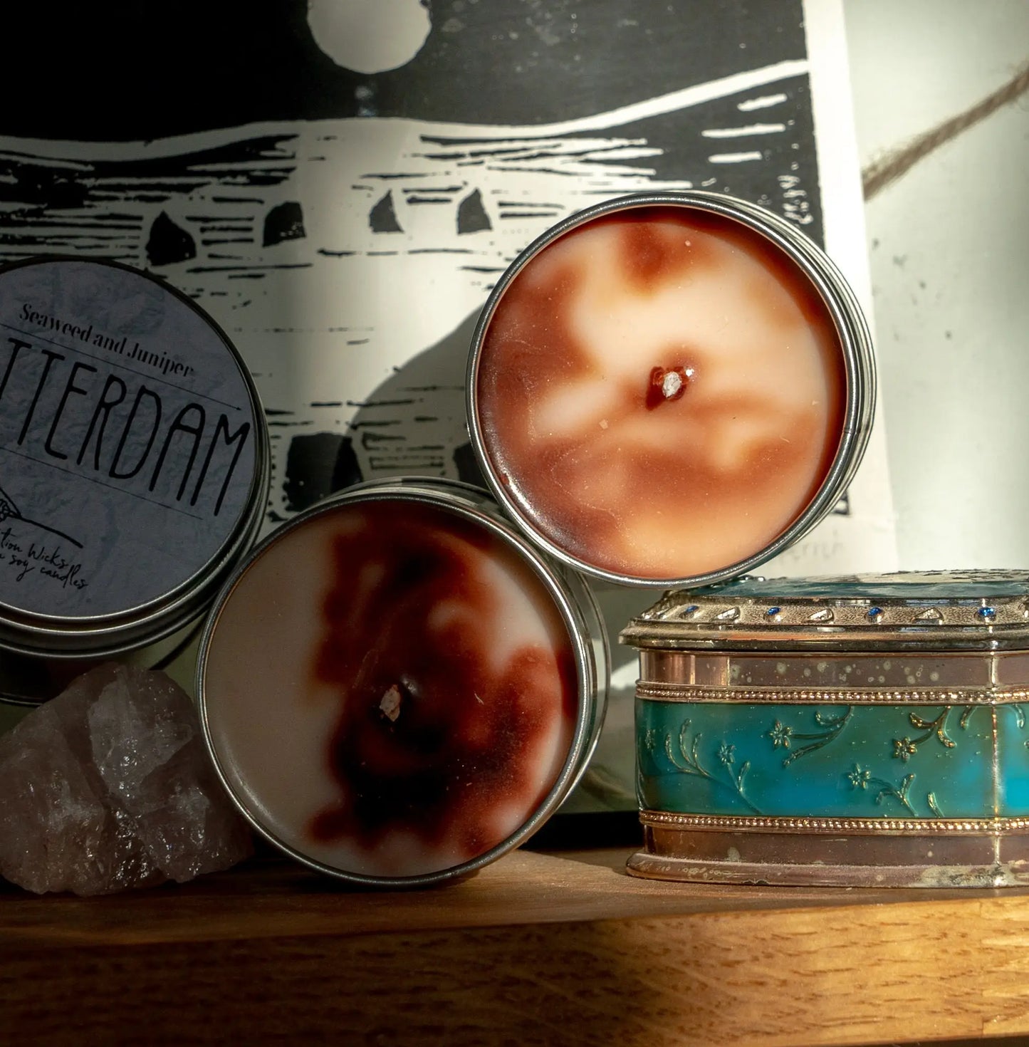 Ketterdam Candle | Six of Crows inspired || seaweed fictionwicks faire
