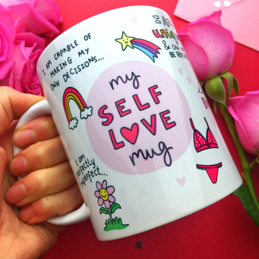 My SELF LOVE mug - Self Care, Motivational Mug - Spellbound