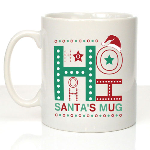 Personalised Ho Ho Ho Christmas Mug - Spellbound