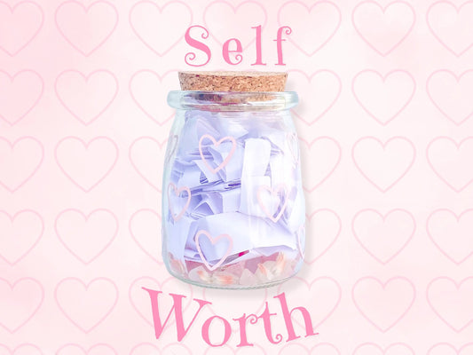Self Worth and Self Discovery Journal Prompts Jar - Spellbound