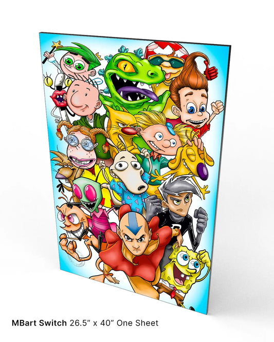 Nickelodeon: Toons - 26.5" X 40" Canvas and Frame - Spellbound