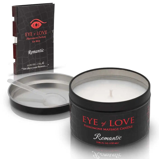 Romantic Massage Candle + Free Pheromone Parfum Sample - Spellbound