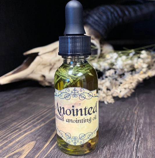 Ritual Anointing Oil | Altar Oil | Manifesting | Intention Oil | Candle Dressing Oil | Witchcraft | Pagan | Spellcrafting | Protection Oil - Spellbound