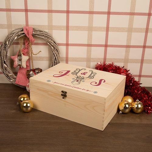 Personalised Rudolph Bespoke Christmas Eve Box for Couples - Spellbound