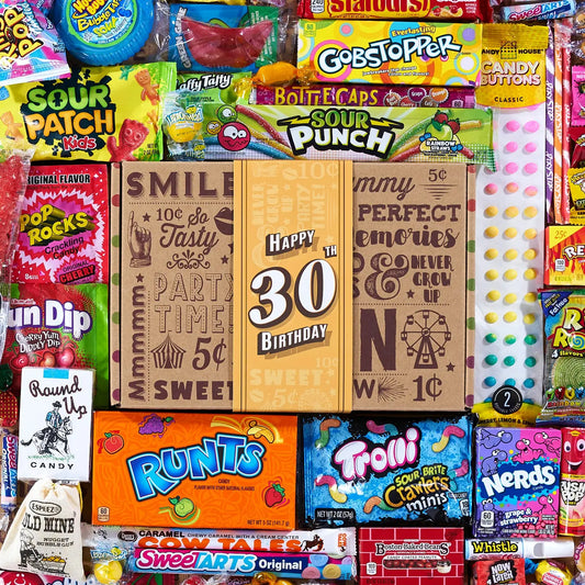 30th Birthday Retro Candy Gift - Spellbound