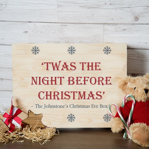 Personalised Night Before Christmas Xmas Eve Box - Spellbound