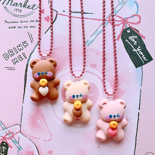 Pop Cutie Bell Bear Kids Necklace - Spellbound