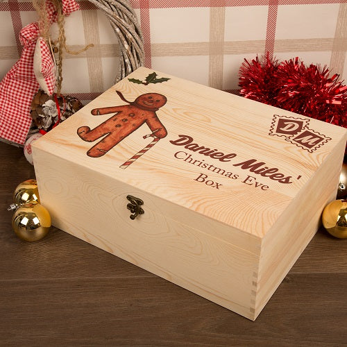 Personalised Gingerbread Man Christmas Eve Box - Spellbound