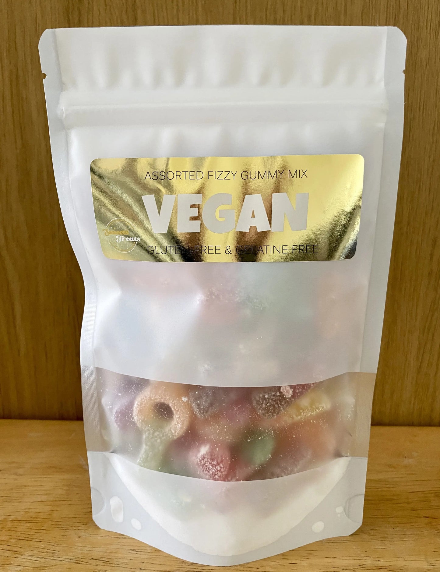 Vegan Fizzy Sweet Mix Pouch. 140g the sweet masters faire