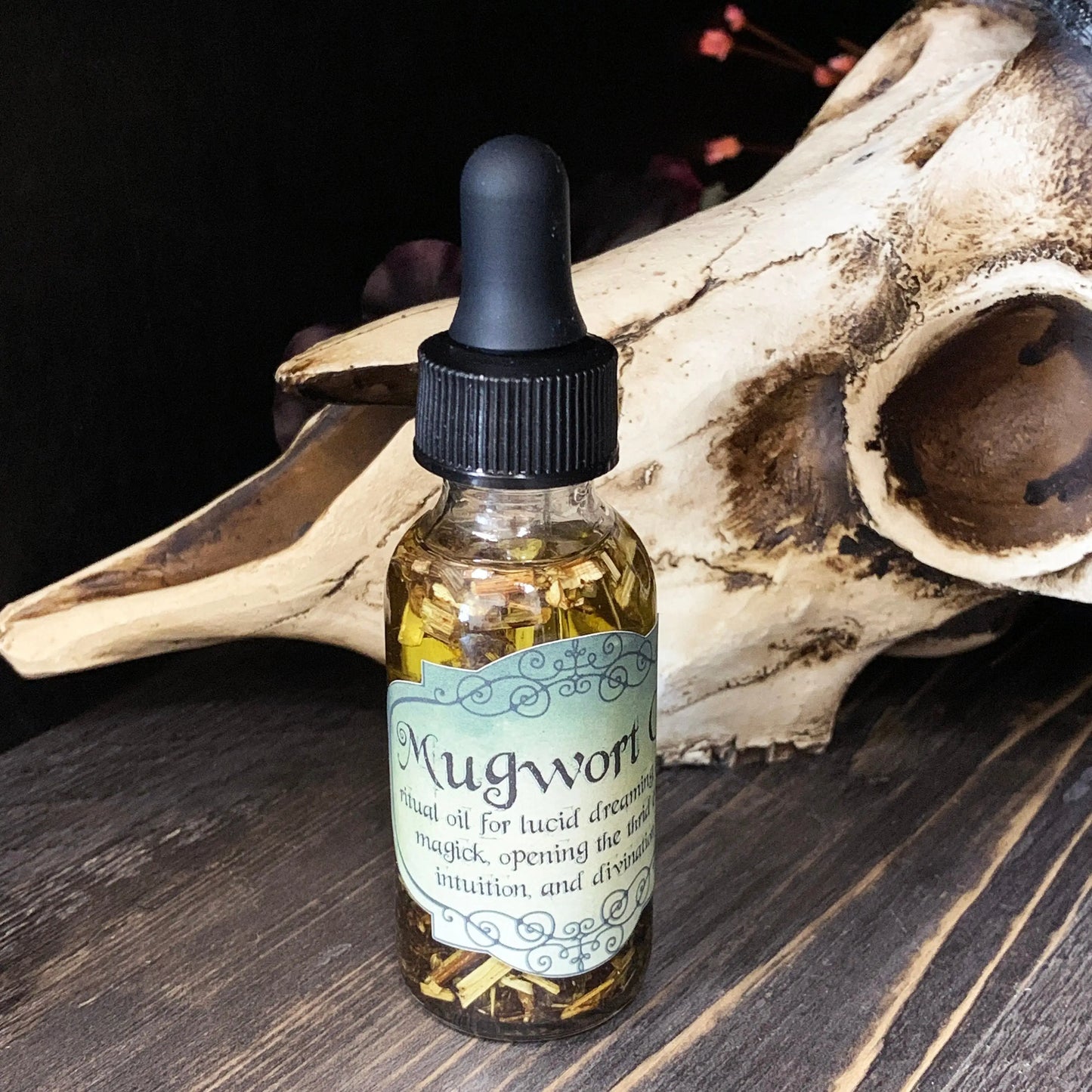 Mugwort Dream Oil | Lucid Dreaming | Journey Work | Altar Oil | Ritual | Spellcrafting | Witchcraft | Candle Dressing Oil | Witch - Spellbound