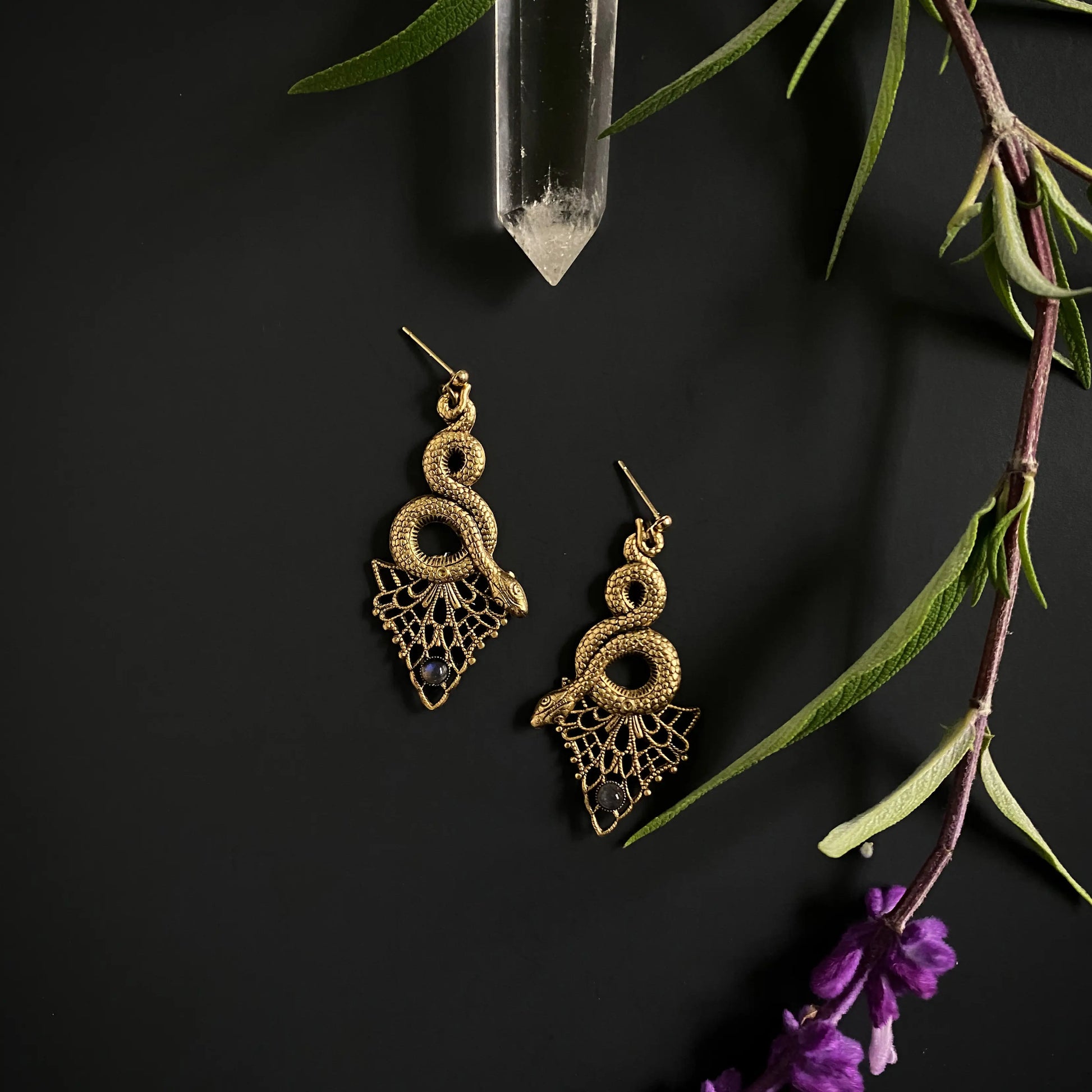 Slithery Scale Earrings - Spellbound