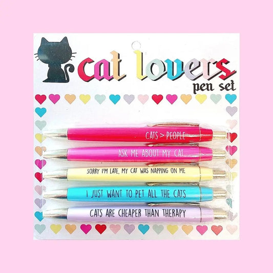 Cat Lovers Pen Set - Spellbound
