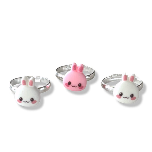 Pop Cutie Tiny Kawaii Bunny Kids Rings - Spellbound