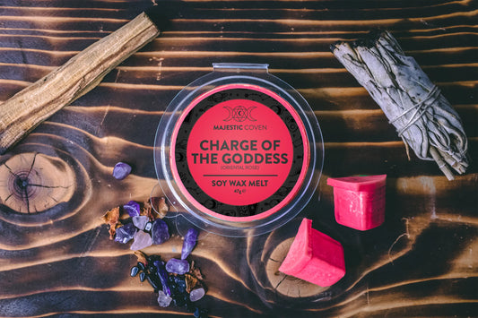 Charge of the Goddess - Oriental Rose - Soy Wax Melt majestic coven faire