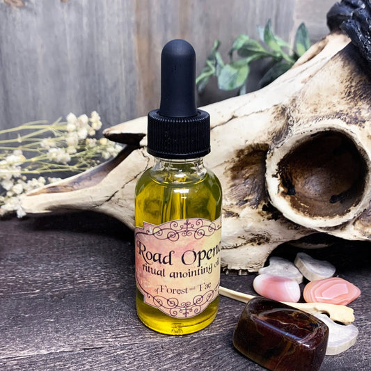 Road Opener Ritual Anointing Oil | Altar Oil | Opportunity | Spellcrafting | Witchcraft | Candle Dressing Oil | Altar Tools | Witchy Tools - Spellbound