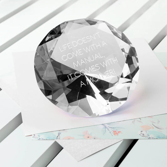 Personalised Clear Paperweight - Spellbound