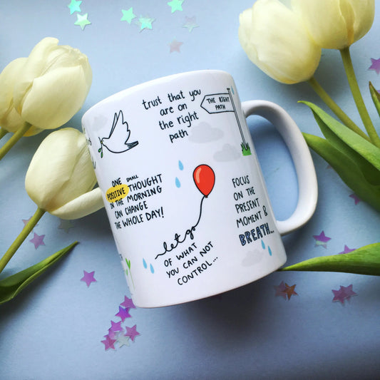 The MINDFUL Morning Mug. Mindfulness Gift, Law of Attraction - Spellbound