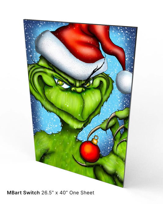 Dr. Seuss: the Grinch - 26.5" X 40" Canvas and Frame - Spellbound