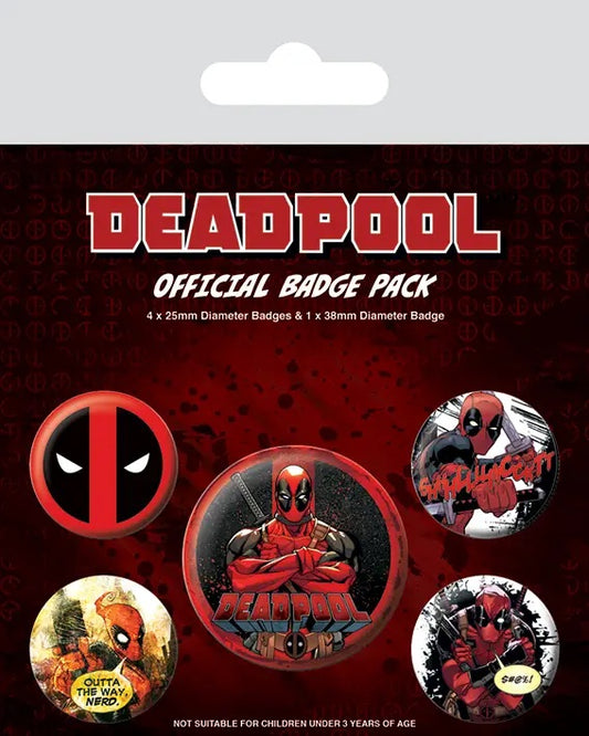 Deadpool (Outta the Way) Badge Pack - Spellbound