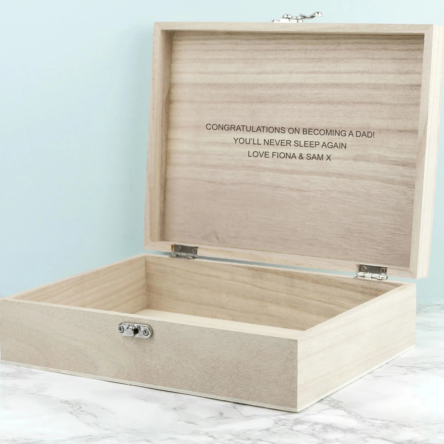 Personalised New Dad Survival Kit Storage Box - Spellbound