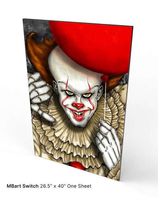 Pennywise: it Floats - 26.5" X 40" Canvas and Frame - Spellbound