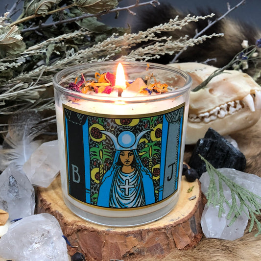 6oz High Priestess Tarot Candle - Spellbound