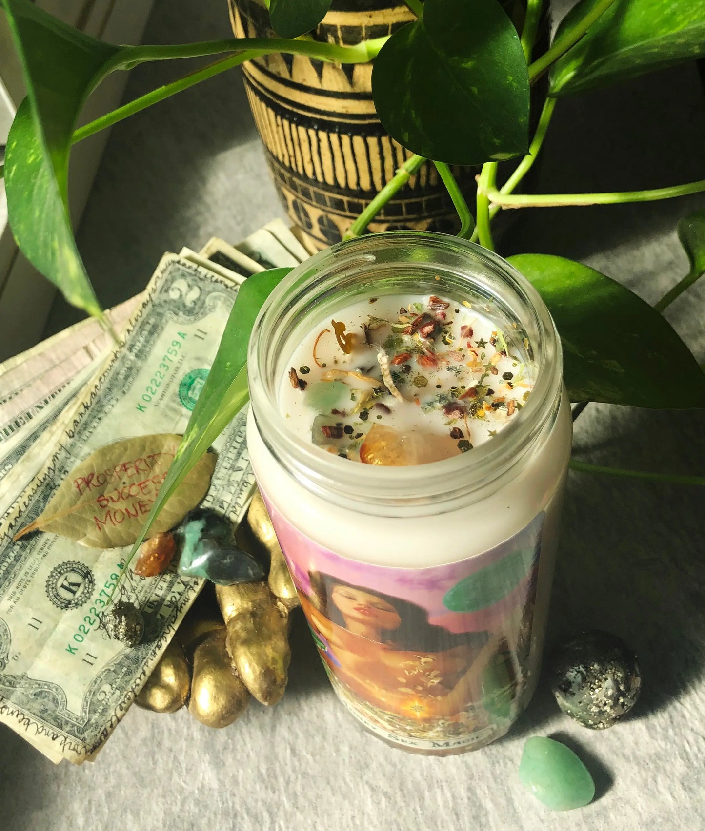 Money Sex Magick Ritual Candle - Spellbound
