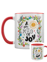 A Little Mug of Joy Red Inner 2-Tone Mug - Spellbound