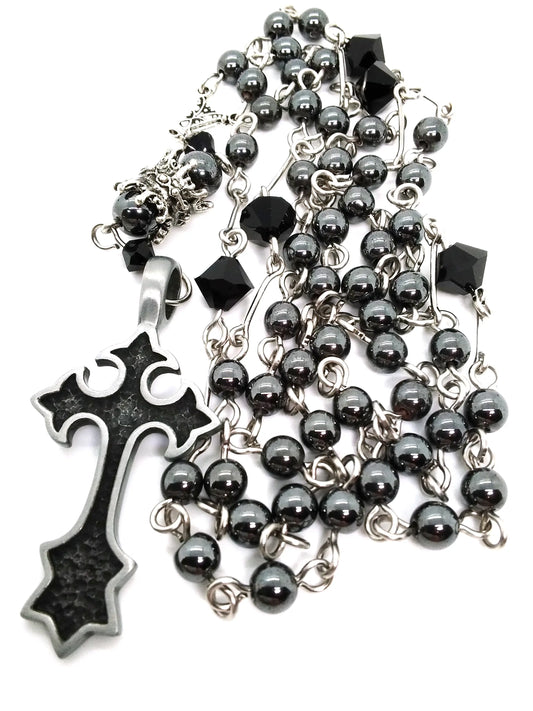 Gothic Cross Rosary - Spellbound