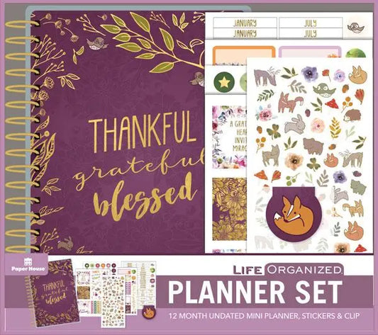 Thankful Grateful Blessed - Mini Planner Set - Spellbound