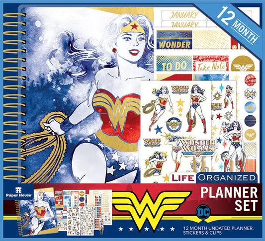 Wonder Woman 12 Month Planner Set - Spellbound
