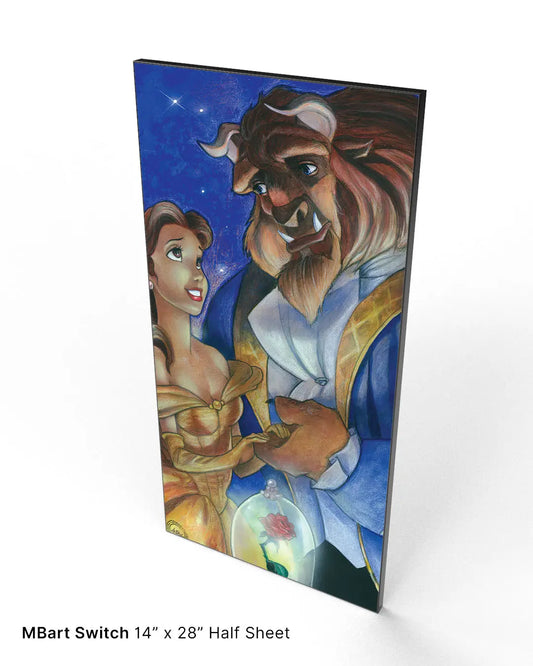 Beauty and the Beast: Tale as Old as Time - 14" X 28" Canvas and Frame - Spellbound