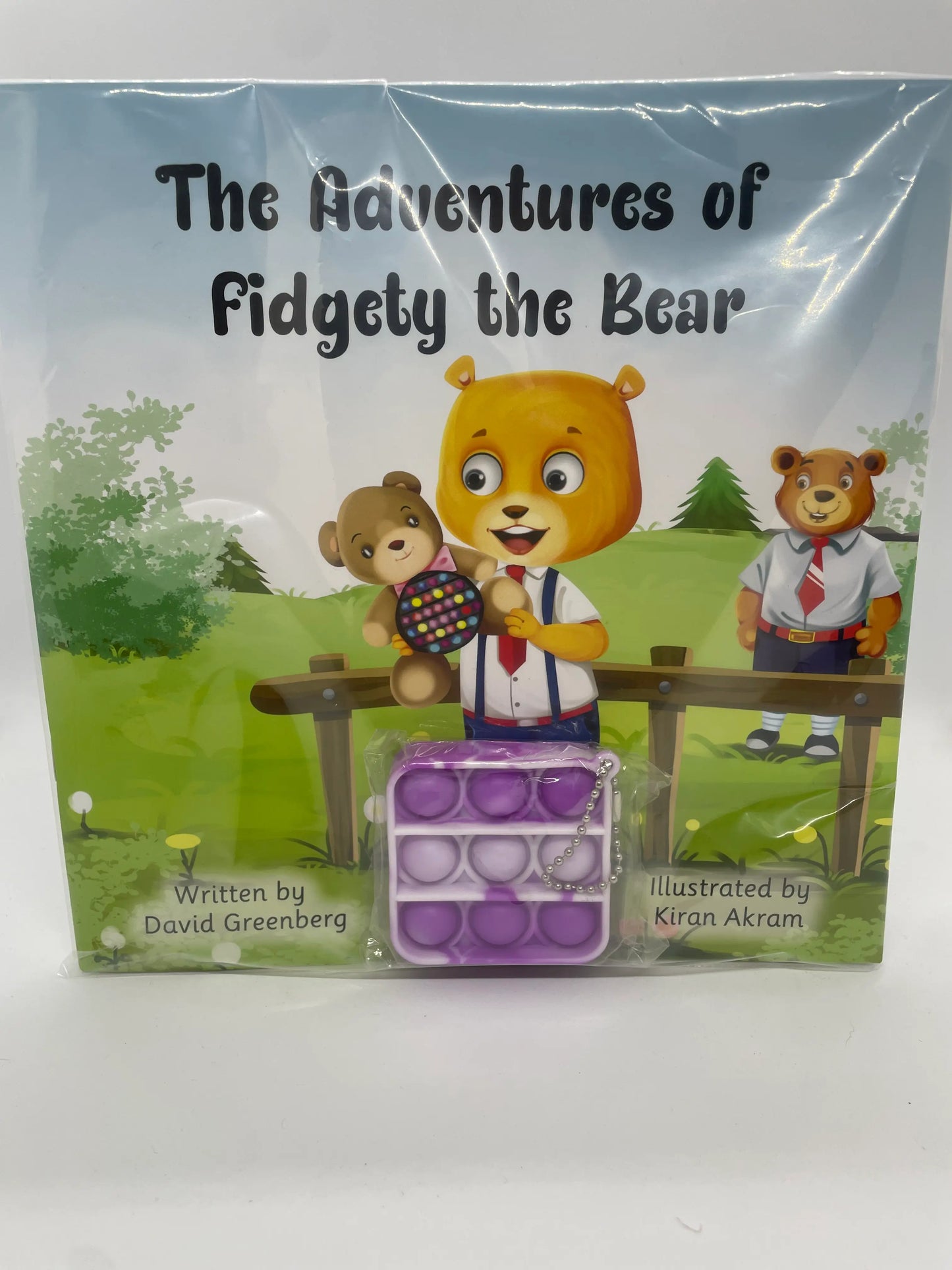 Adventures Of Fidgety The Bear Book and Fidget Toy ! - Spellbound