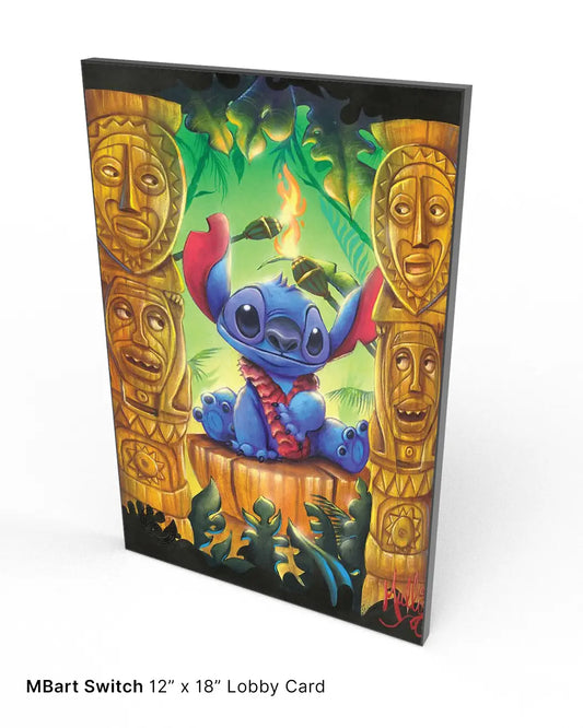 Stitch: Tiki Trouble - 12" X 18" Canvas and Frame - Spellbound