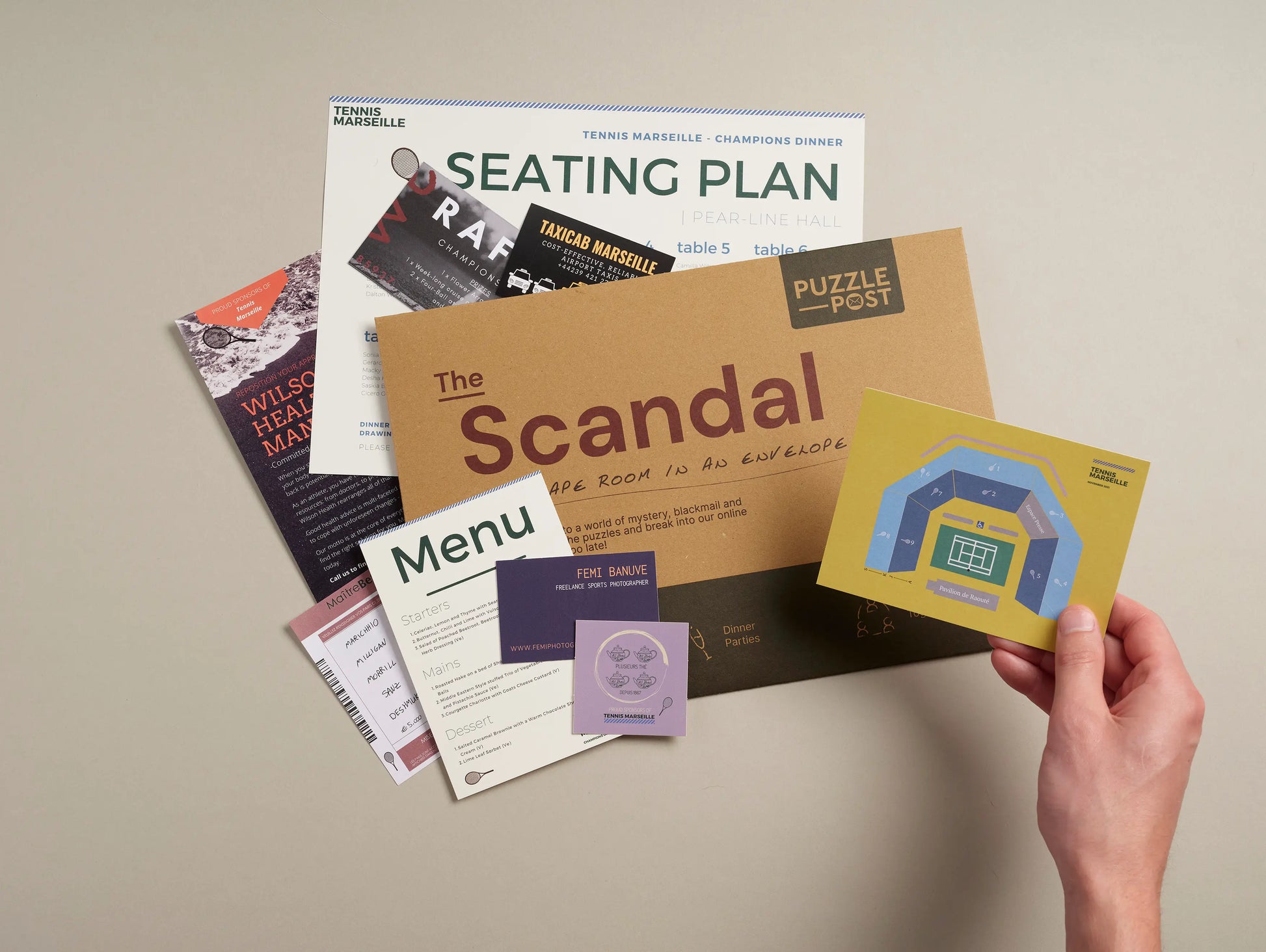 An Escape Room in An Envelope: Dinner Party Board Game - Spellbound