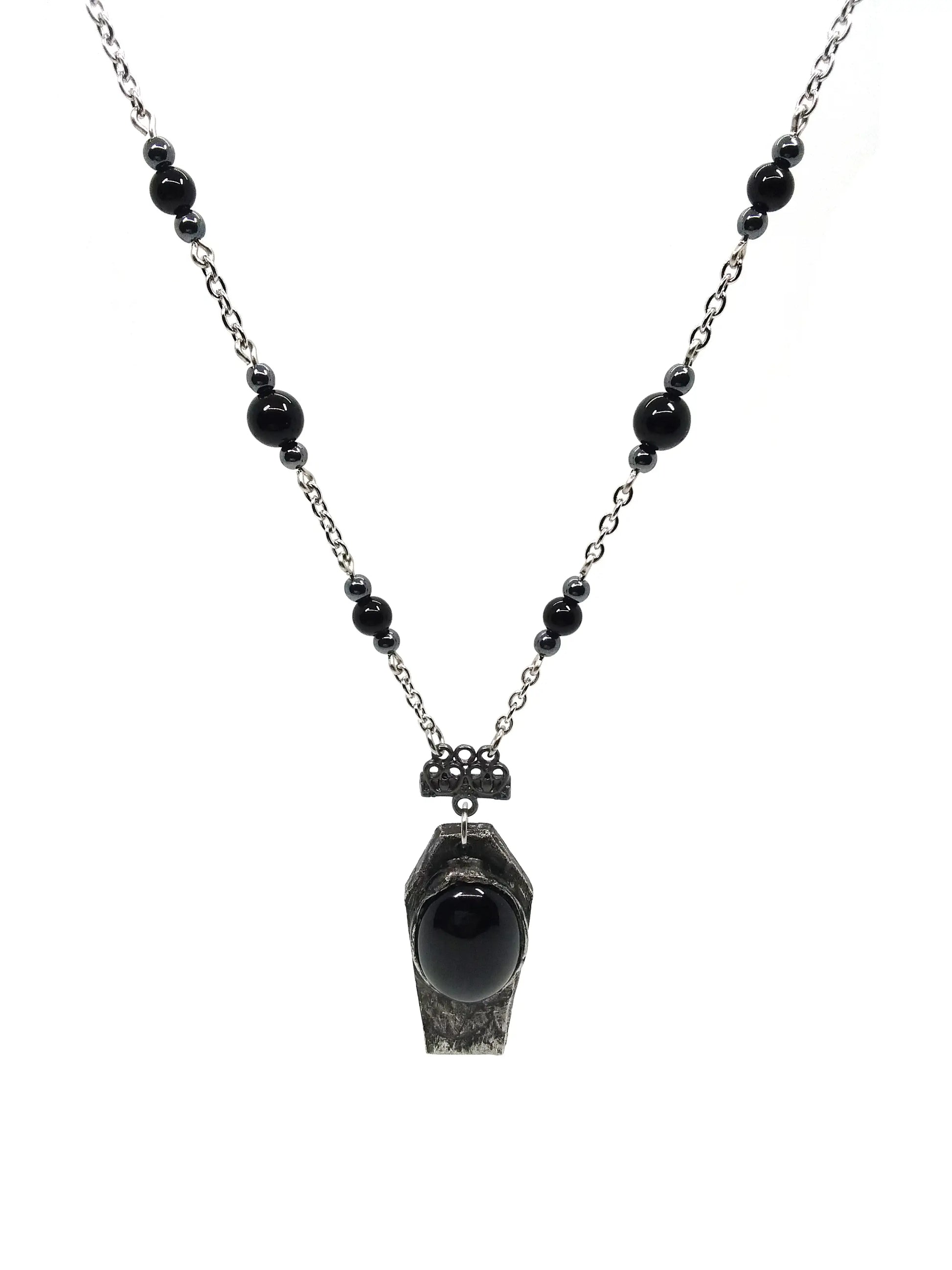 Onyx Coffin Necklace - Spellbound