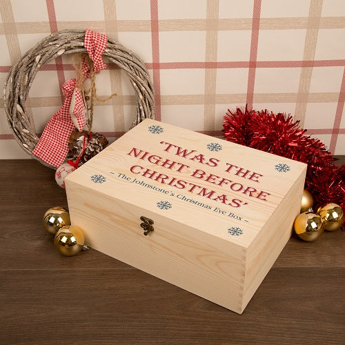 Personalised Night Before Christmas Xmas Eve Box - Spellbound