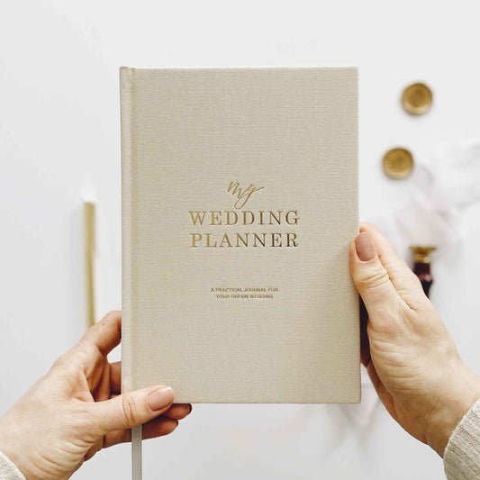 Wedding Planner (Cream) wedding scrapbook gift for brides - Spellbound