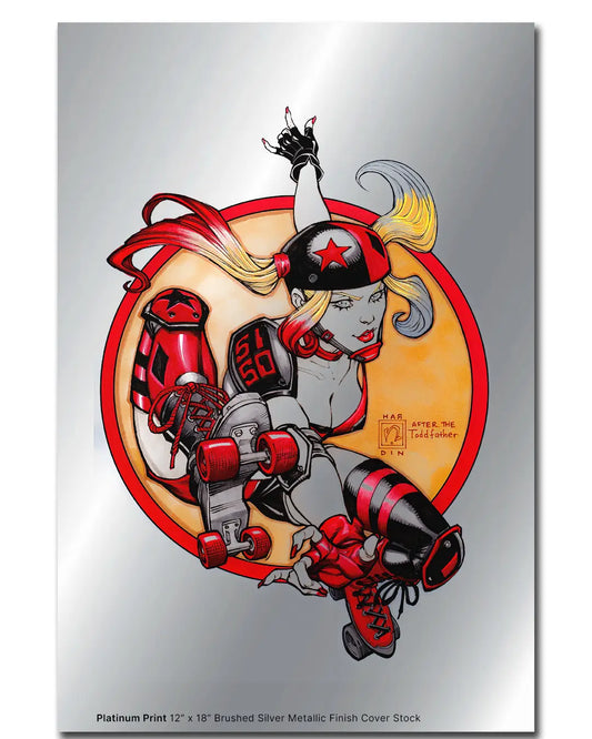 Harley Quinn: 300 Homage - 12" X 18" Platinum Print - Spellbound