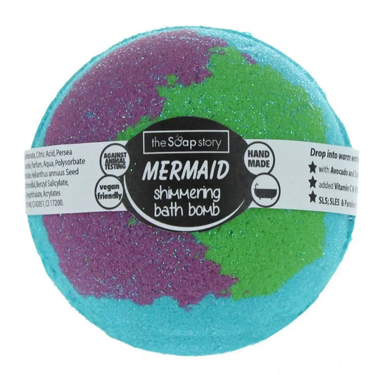 Mermaid Shimmering Vegan Bath Bomb - Spellbound