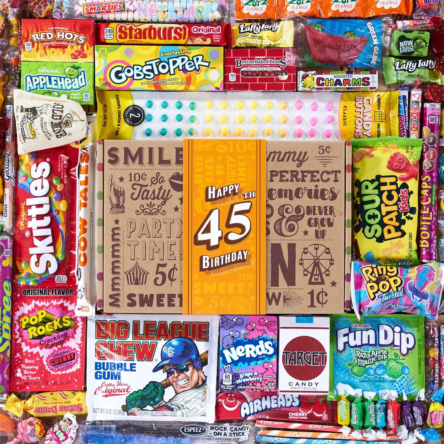 45th Birthday Retro Candy Gift - Spellbound