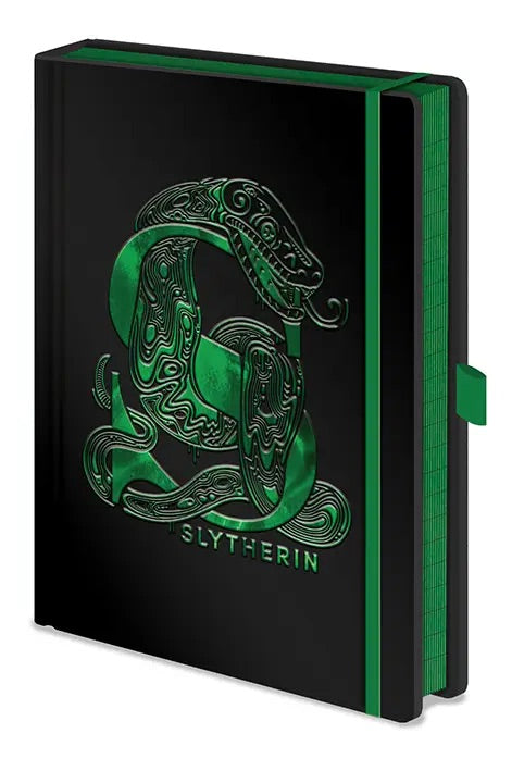 Harry Potter (Slytherin Foil) A5 Premium Notebook - Spellbound
