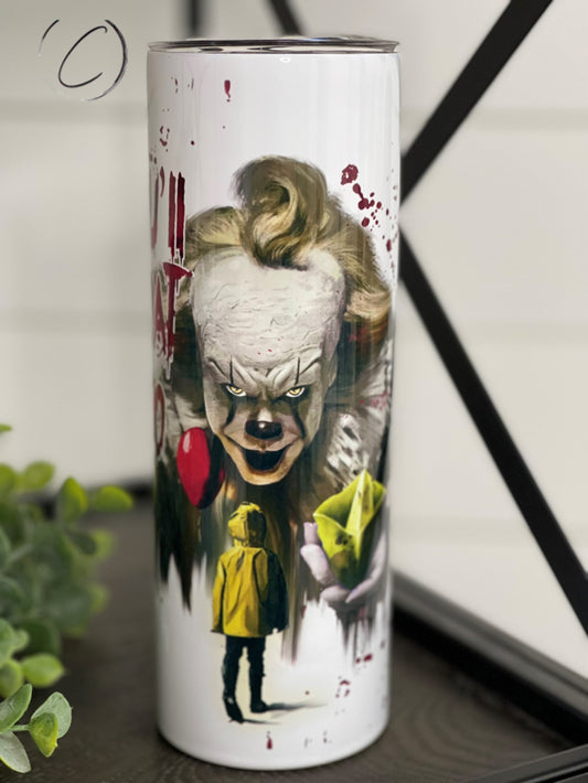 You'll Float Too 20oz Skinny Tumbler - Spellbound