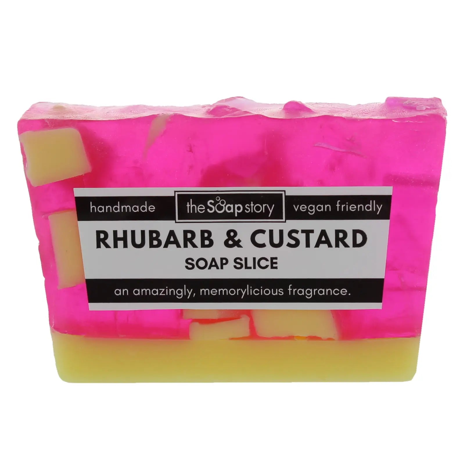 Rhubarb + Custard Handmade Soap Slice - Spellbound