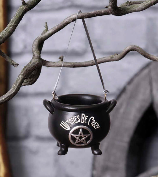 Witches Be Crazy Hanging Ornament 6.1cm - Spellbound