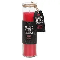 ROSE 'LOVE' SPELL TUBE CANDLE - Spellbound