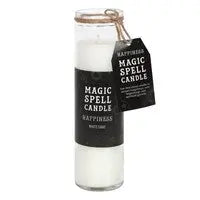 WHITE SAGE 'HAPPINESS' SPELL TUBE CANDLE - Spellbound